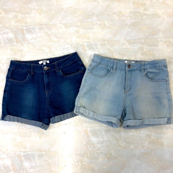2/8$ Tag Girls Jeans Shorts Size 16 - Picture 1 of 8